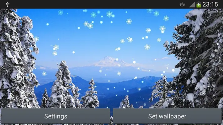 New Year Snow android App screenshot 0