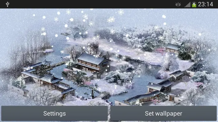 New Year Snow android App screenshot 2